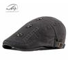 Boina Masculina Primavera e Outono Dia Novo Moda Coreana Chapéu Feminino Britânico Literário Retrô Chapéu para Frente Chapéu de Sol