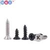 M5KA tornillo autorroscante de cabeza avellanada de cruz cincado blanco electrogalvanizado cabeza avellanada de cruz cola puntiaguda autorroscante Guangdong
