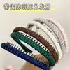 Diadema de Peine de Dientes de Colores para Mujer, Diadema de Tela con Dientes para Lavarse la Cara, Antideslizante, No Aplasta el Cabello, Pinza para el Cabello que No Tira del Cabello
