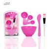 Conjunto de Tigelas para Máscara Facial Yizhilian, Espátula para Máscara, Colher para Máscara, Tigela Pequena, Colher para Misturar Pó para Cuidados com a Pele Spa, Ferramentas de Beleza