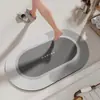 Alfombra de Piso Absorbente Simple para Baño para Uso en el Hogar, Resistente a las Manchas y Fácil de Mantener, Alfombra de Piso de Tierra de Diatomeas Antideslizante de Secado Rápido