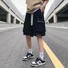 Pantalones cortos de trabajo multibolsillos retro japoneses para hombre, pantalones cortos deportivos casuales holgados de marca de moda de calle de verano 2024