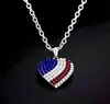 Pendientes de Estrella con Pedrería del Día de la Independencia Americana Adornos para Orejas de Estrella de Cinco Puntas Completamente Diamantados Europeos y Americanos Accesorios para Fiestas Festivas Venta al por Mayor