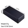Caja de conexiones ABS negra DYI carcasa de plástico universal diseño de orificio carcasa de PCB carcasa de GPS caja de plástico