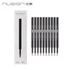 Recarga de Caneta Gel Retrátil Secagem Rápida Deli New Sai Ns813 Ponta Esférica 0.5mm Caneta Estudante Tinta Preta
