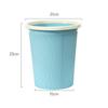 Bote de basura grande engrosado para el hogar, bote de basura con anillo de presión, creativo para baño, cocina, sala de estar, sin tapa, venta al por mayor