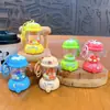 Chaveiro de Espremedor Fofo Pingente de Mini Máquina de Suco Brinquedo para Alívio de Estresse de Estudante Ornamento para Pendurar Boneca Máquina Suprimento de Presente