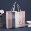 Bolsas de Tote No Tejidas Personalizadas con Impresión de Logo, Bolsas 3D Ecológicas para Compras Transfronterizas, Bolsas Promocionales Corporativas Hechas a Medida