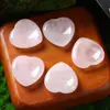 Piedra de Masaje Corazón de 30 mm Piedra Natural Cristal Ágata Forma de Corazón Piedra de Olvido Piedra para el Pulgar Fuente Transfronteriza Fabricante Joyería