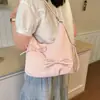 Laço Multifuncional 2026 Novo Acessório de Moda Casual Cor Sólida Grande Capacidade Transversal Tendência Bolsa Tote Mochila