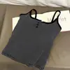 Camisole listrada retrô estilo chinês com botões para mulheres, corte justo com bojos, adequada para usar como base ou para sair