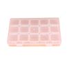 Caja de almacenamiento de joyas para uñas, caja antioxidante, pendientes, collar, transparente, multirejilla, portátil, multifuncional, caja de almacenamiento de artículos diversos