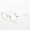 Armazón de Gafas de Titanio Puro Danyang para Hombres y Mujeres, Armazón Grande de Titanio Armazón de Placa Gafas Se Pueden Equipar con Miopía M851S