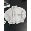 Chaqueta de Algodón Morada con Cuello Alto Dopamina para Hombres y Mujeres, Chaqueta de Béisbol Gruesa de Algodón Engrosado de Invierno, Chaqueta Americana Desconstruida Acolchada de Algodón