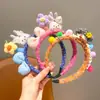 Diadema de Tejido de Lana para Niños Muñeco de Tela Perro de Nariz Larga Diadema para Niña No Aprieta la Cabeza y No Presiona el Cabello Accesorio para la Cabeza de Niña
