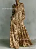 2026 Nova Chegada Vestido Camisa de Manga Longa Elementos Moda Personalidade Casual Cintura Marcada Saia Estilo Primavera e Outono Feminino
