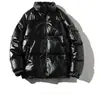 Nueva Chaqueta de Algodón de Invierno para Hombre, Marca de Moda, Abrigo de Algodón Engrosado y Forrado de Felpa, Moderna 2025 Talla Grande Corto Brillante Grueso Ropa de Abrigo