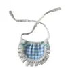 Toalha de Saliva para Cães de Estimação Transfronteiriça Gato Babador Boneca Figura Boneca Decoração Babador para Cães de Porte Médio e Pequeno