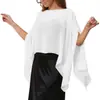 Xale de Blusa de Chiffon Transfronteiriço Europeu e Americano, Várias Formas de Usar Blusa de Praia, Exportação Amazon Temu Xiyin