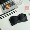 [Sin tirantes 2133] top sin costuras soporte push up top de tubo lencería
