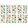 Pegatinas de Tatuaje de Dinosaurios de Dibujos Animados Nuevas Transfronterizas para Hombres y Mujeres, Animales Pequeños Lindos, Pegatinas Faciales para Niños, Pegatinas de Tatuaje para Decoración del Brazo
