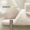 Fábrica de Zapatos Qidan Pantuflas de Algodón de Dibujos Animados para Mujer, Otoño/Invierno, Conejito Lindo, Ropa de Casa, Calientes con Terciopelo Adicional, de Interior, Suela Suave, Pantuflas Peludas