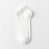Calcetines de Primavera y Verano para Mujer, Calcetines de Barco con Orejas para Mujer, Calcetines Cortos de Algodón de Color Sólido para Mujer estilo Japonés con Trenzas, en stock, Calcetines de Encaje para Mujer