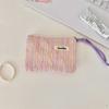 49292 Bolsa de Maquiagem Pequena Fofa Bolsa para Guardar Fones de Ouvido de Estudante Batom Bolsa Pequena Portátil Bolsa de Maquiagem para Menina