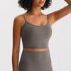 Runa Pulse Ropa de Yoga Tops para Mujer Tirantes Fitness Secado Rápido Transpirable Running Estilo Chaleco Exterior Sujetador Deportivo