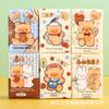 100% Celulose de Madeira Nativa Bonito Desenho Animado Estampado Papel Lenço Estudante Crianças Pequeno Saco Lenço Portátil Flexível Produto Premium