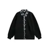 Yidao Vintage 26 Primavera Nova Estilo College Retrô Japonês Blusa de Moletom Cardigan de Gola com Patchwork Xadrez Falsa de Duas Peças