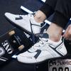 Otoño e Invierno Estilo Británico Zapatos Casuales para Jóvenes para Exterior Impermeables Zapatos de Hombre Moda Zapatos de Tabla a la Moda Antideslizantes Zapatos Casuales Forrest Gump