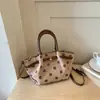 Bolsa de Ombro Transversal Estilo Coreano de Pontos para Mulheres 2026 Nova Moda de Pontos para Uso Diário