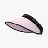 Visera de Verano para Mujer, Ocio al Aire Libre Viajes, Ala Ancha Grande, Protección UV, Cubre Rostro, Transpirable, Versátil Sombrero de Sol de Ala Ancha