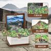 Libro desplegable pop-up tridimensional de la Gran Muralla Llavero de dinosaurio y baloncesto Colgante para mochila Modelo Juguete Regalo al por mayor