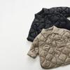 Chaqueta Fina de Algodón para Niños 2026 Nuevo Llegado de Invierno Top Cálido de Algodón para Niñas Ropa Infantil Tejida Estilo Coreano para Bebé Sin Capucha
