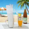 Canudos Descartáveis Coloridos Flexíveis de 26cm Estendidos de Grau Alimentício para Crianças, Adequados para Projetos de Arte, Bebidas e Uso Comercial em Lojas de Chá com Leite