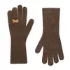 Luvas Quentes de Inverno Masculinas Mistura de Lã Laço Luvas Touch Screen Femininas para Exterior Prova de Frio Prova de Vento Luvas de Ciclismo Femininas