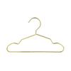 Cabide para roupas de animais de estimação, cabide dourado mini cabide para roupas de gato de pelúcia, cabide de metal pequeno para secar roupas pequenas