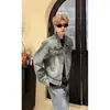 Chaqueta de mezclilla de trabajo deconstruida de diseño de nicho transfronterizo para hombre, versión coreana de primavera y otoño, chaqueta retro fresca con cuello de solapa