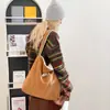 Bolso Tote Retro Transfronterizo para Commuter para Mujer 2025 Otoño Nuevo Casual Versátil Alta Calidad Bolso de Hombro Único