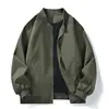 Otoño 2026 Nuevo Chaqueta Casual para Hombre Estilo Retro Americano Old Money Cuello Alto Chaqueta de Béisbol Abrigo para Hombre