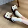 Sandalias de mujer tipo Birkenstock, sin cordones, de suela gruesa, estilo caricatura, lindas, versátiles y forradas de felpa, con tacón oculto, perfectas para usar al aire libre en la temporada otoño/invierno 2026