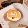Pingente de Boneca de Pão de Legumes Desenho Animado Fofo Pingente de Boneca de Pelúcia Brinquedo Divertido de Comida Pingente de Mochila Pingente de Mochila Escolar