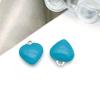 1 Colgante de Acero Inoxidable Electroplateado al Vacío con Esmalte de Doble Cara, Corazón Colorido con Goteo de Aceite, Colgante para Joyería DIY