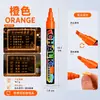 Caneta Colorida de Giz Líquido 48 Cores Design de Publicidade LED Quadro de Luz Grafite DIY Vidro Caneta Fluorescente Sem Pó para Quadro Branco