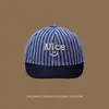 Gorra de Béisbol a Rayas de Estilo Coreano con Bloques de Color para Niños, Gorra Transpirable con Visera para Niños y Niñas, Modelo Nuevo Tendencia 2026 para Bebé