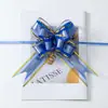 Cinta Floral Pintada a Mano con Patrón de Corteza Bordada en Oro, Mariposa de Gasa Nieve Decoración de Boda para Escaleras de RV Empaque de Regalo de Navidad