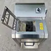 Directo de fábrica acero inoxidable comercial máquina automática para cortar carne lonchas de jamón carne desmenuzada carne en cubos rebanadora vertical de carne fresca