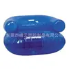 Sillón Inflable de PVC con Terciopelo, Sofá Individual Inflable Portátil, Sofá Transparente Inflable